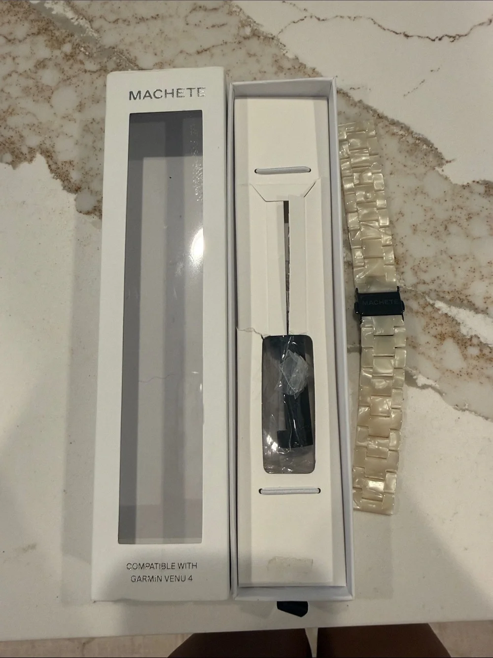 Machete pearl white